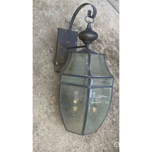 1940s Vintage Traditional Porch Carriage Light Fixture Octangle Wall Sconce 20” - Picture 6 of 10
